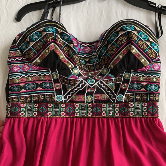 Long formal dress - strapless - Picture 3 of 5